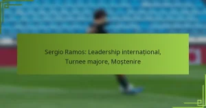 Sergio Ramos: Leadership internațional, Turnee majore, Moștenire